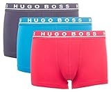 Boss Hugo Boss – Calzoncillo tipo bóxer para hombre Boxer Trunk 3P Co/el 10146061 02...